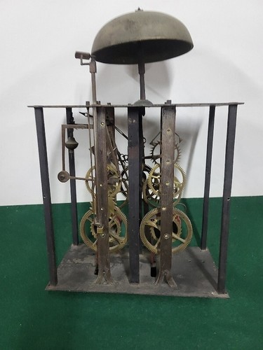 Meccanismo D'Orologio Comtoise Con Bilanciere N10 - Foto 14 di 19