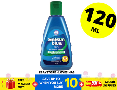 SELSUN BLUE Pro Anti-Dandruff Shampoo Extra Moisturizing 120ML