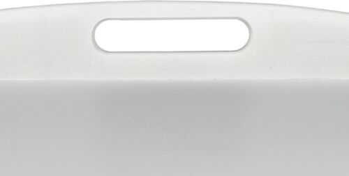 Extra Large White Bamboo Serving Tray with Handles - Versatile & Elegant Design - Picture 4 of 8