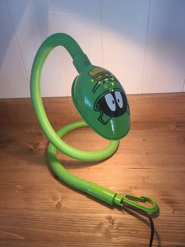 Marvin The Martian Table Lamp Desk Light Poseable 1997 Vtg 42" Looney Tunes