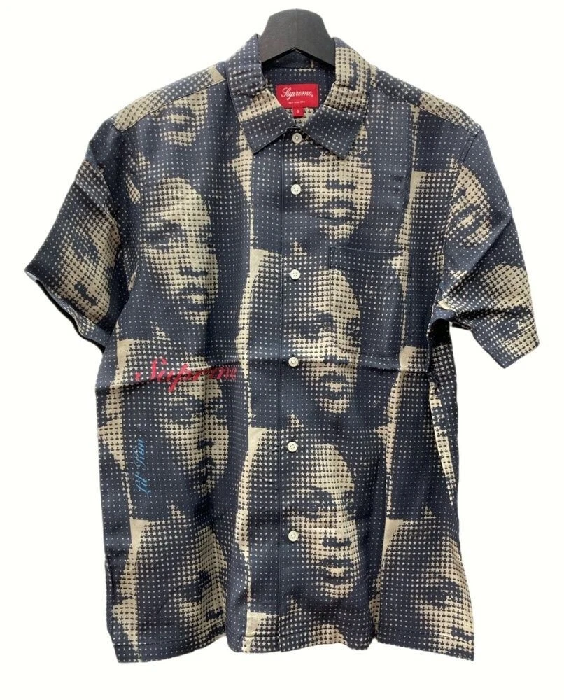 CHEMISE LIL KIM SUPREME 22SS OCCASION manches courtes taille chemise couleur bouton devant