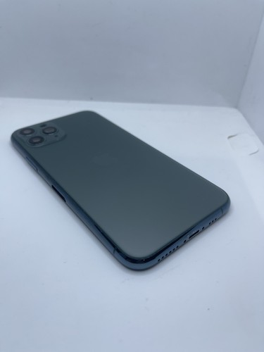 Carcasa trasera iPhone 11 Pro verde medianoche, vidrio trasero 100 % OEM reemplazado - Imagen 5 de 6