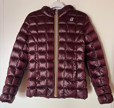 Giacca K-Way Invernale Viola Reversibile (Double Face) - Donna - Come Nuova