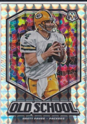 BRETT FAVRE Packers RARE MOSAIC PRIZMS VARIATION Football Card FARVE OLD  SCHOOL | eBay