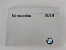 Operating Instructions BMW New Class 2000 TI status 03/1966