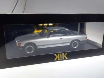 (KI-09-39) KK-scale Mercedes 500 SLC 6.0 AMG 1985 silber in 1:18 in OVP