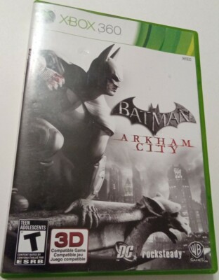 Xbox 360 : Batman- Arkham City (Compatible with 3D, has manual)