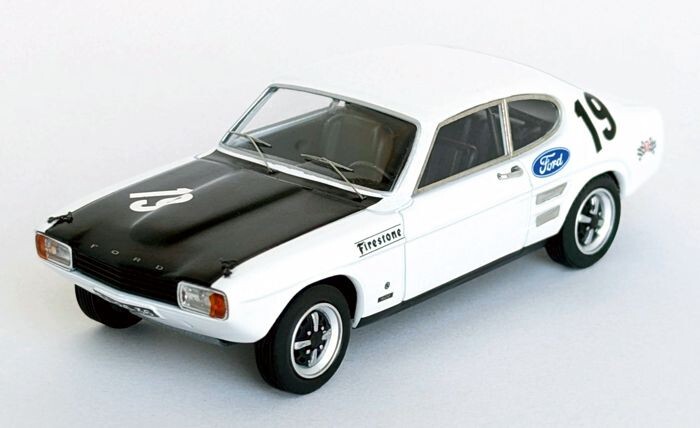 Voiture miniature Ford Capri Mk1 Trofeu DSN262 de course 1971 échelle 1/43 diecast