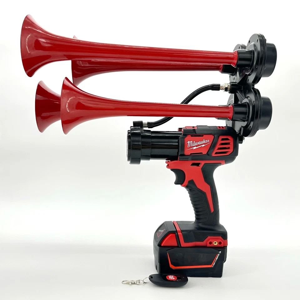 Milwaukee Impact Drill M18 Train Horn + Wireless Remote Control - Image 3 of 4