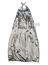 TOBI Gold Sequined Mini Halter Dress Womens Size Small NEW WITH TAGS