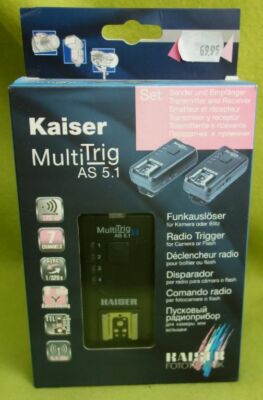 Auflösung Fotogeschäft #100 Kaiser MultiTrig AS 5.1 Blitz Funkauslöser