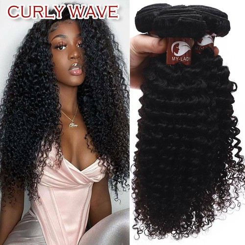 Kinky Curly Thick INDIAN Virgin Weave Weft Human Hair Extensions 3Bundles=300g - Picture 14 of 16