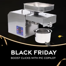 Commerical Automatic Oil Press Machine Peanut/Corn Oil Extractor 600W 110V USA