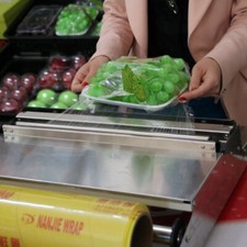 450mm 18" Film Wrapper Machine Countertop Film Sealer Stretcher Machine