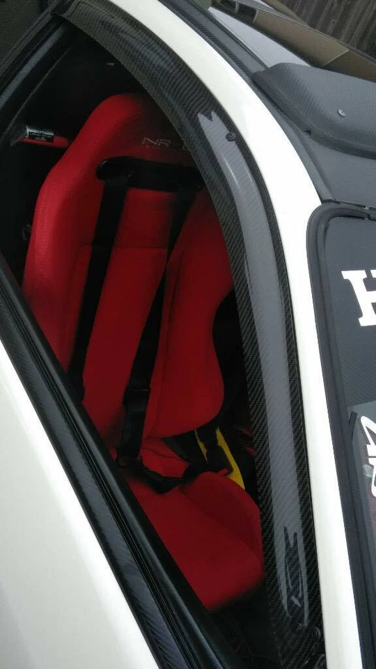 NOVAS CAPAS DE VISEIRA DE JANELA DE FIBRA DE CARBONO PARA 94-01 ACURA - Imagem 3 de 4