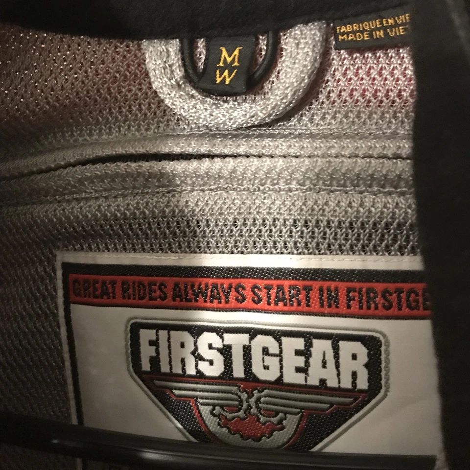 Women Red Motorcycle Jacket Size M - Image 4 of 4