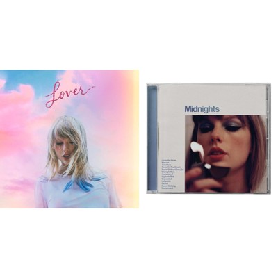Taylor Swift - Lover (Deluxe) (Version 2) & Midnights (X) (Moonstone Blue CD)