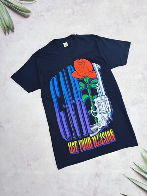 Vintage Guns N Roses T-Shirt Use Your Illusion 91 - 92 - 93 by