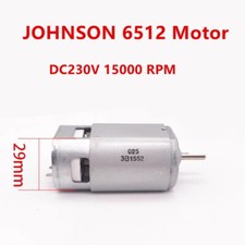 JOHNSON DF6512LG DC230V 15000RPM D-type Albero Motore Spazzola Carbonio Alta Velocità