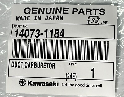 Kawasaki OEM Carburetor Duct New 14073-1184 | 140731184