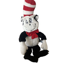 Dr Seuss Cat in the Hat Plush 16 Aurora Black White Red Toy