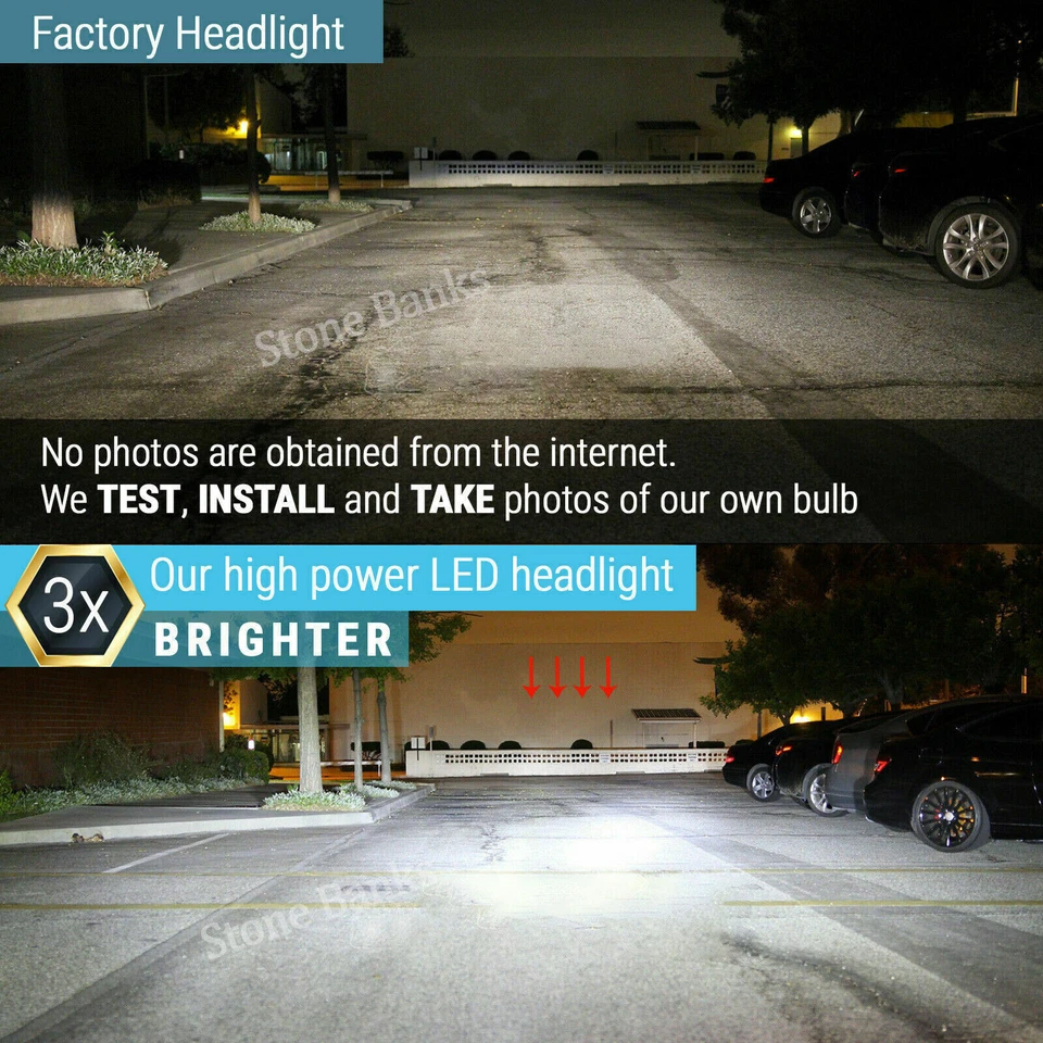 Kit de faros LED C6 H1/H4/H7/H13/9005/9006/H11/9004/9007/5202 bombillas de haz alto/bajo Foto 2 de 4