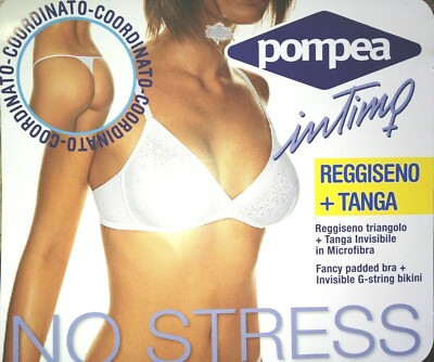 Bra 85 A/B Without Underwire & Invisible Thong 38/40
