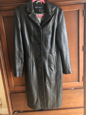 kenneth cole long black coat