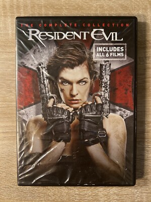 Resident Evil Complete Collection 1 2 3 4 5 6 Film DVD Movie Set