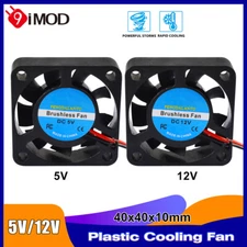 DC 5V/12V Cooling Fan 4010 40x40mm 3D Printer Fan 2.5M/S Makerbot Accessories