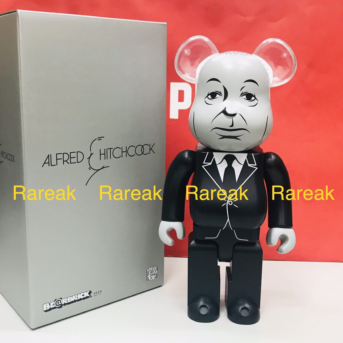 Medicom Bearbrick Alfred Hitchcock 400% Be@rbrick | eBay