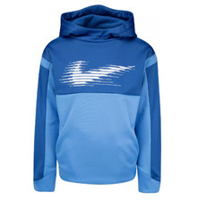 Nike Therma Little Boys Blue Fleece Hoodie Size 4T