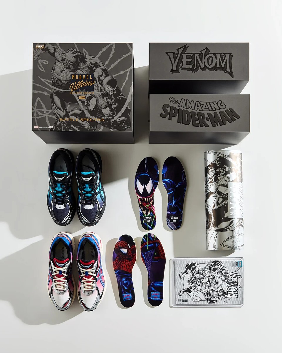 Marvel x KITH ASICS GT 2160 Venom Spider-man Spectra Sz 12 W/ PSA