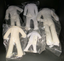Lot of 5 Vintage Taiwan Stuffed Doll Body for Making 12 to 24in Porcealin Dolls
