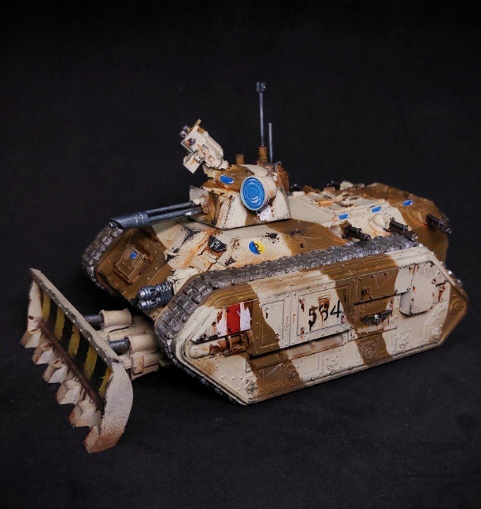 Armageddon Steel Legion Chimera painted Warhammer 40k Tyranids Astra