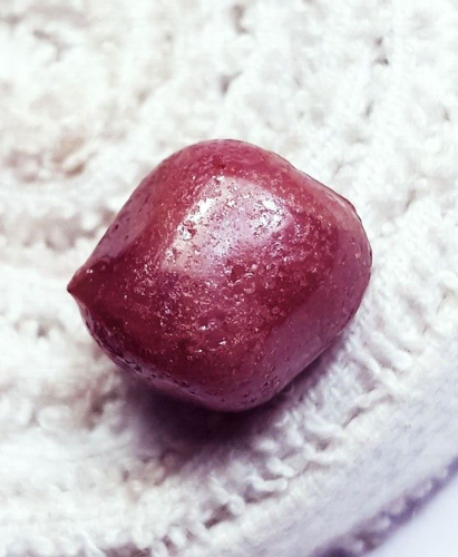 Rre pierre précieuse non sertie, rubis nturel rouge profond de 1,84