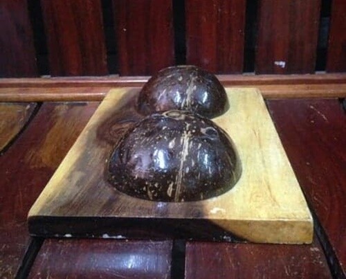 Foot Massage Wooden Relax Massager Relief Wood Stress Reflexology Coconut Shell - Picture 4 of 12