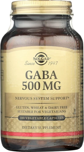 Solgar GABA 500mg 100 Vegetable Capsules