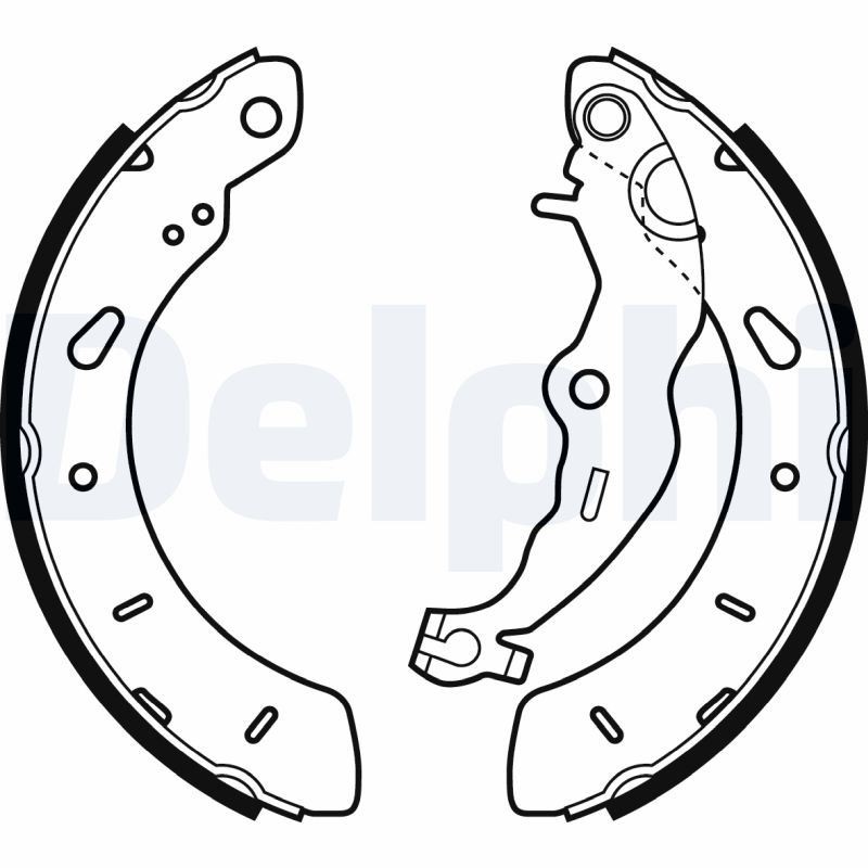 Für DELPHI LS2062 Brake Shoe Set - Bild 3