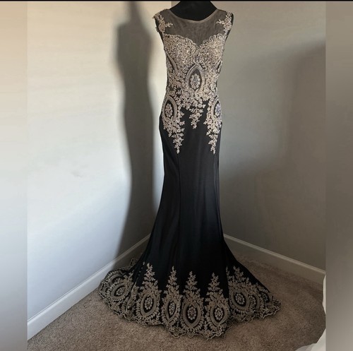 Embellished Evening Gown by Tony Bowls