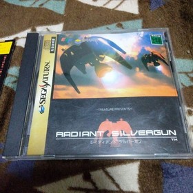 Radiant Silvergun Sega Saturn Japan Import with Obi Spine Card Treasure