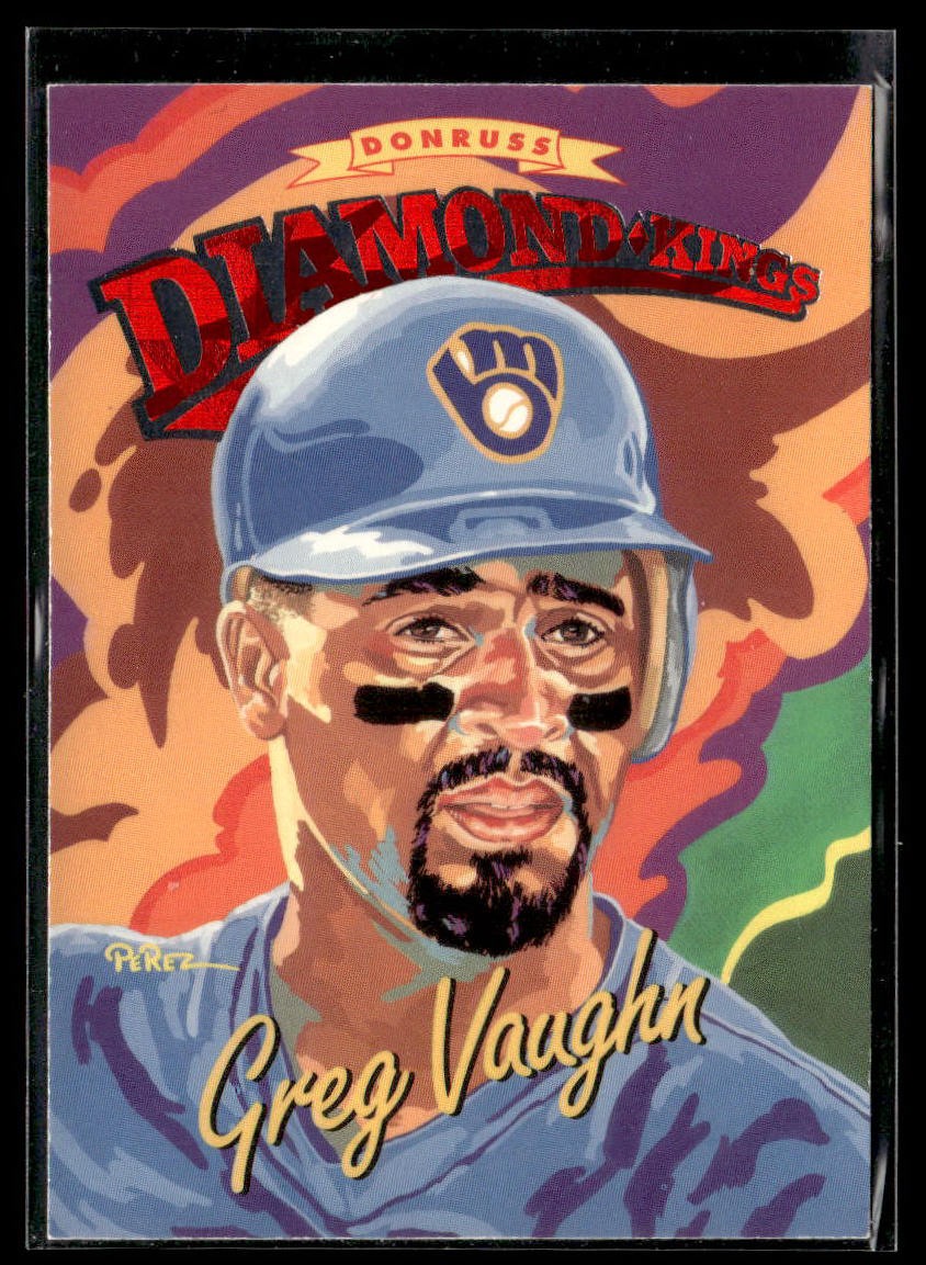 1994 Donruss Diamond Kings Greg Vaughn #DK-20 NM