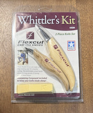 Flexcut KN300 Whittler s Kit 2 Piece Carving Knife Set Gold Compound NEW USA