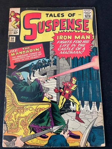 TALES OF SUSPENSE #50 First Mandarin, G/VG Condition