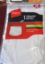 NEW Hanes Tagless ComfortSoft Full-Rise Briefs Small 2-Pack Bundle Unopened 2014