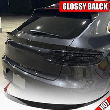 Fits Porsche Macan Suv 2014-2017 Glossy Black Rear Trunk Spoiler Middle Wing Lip Fits Porsche Macan Suv 2014-2017 Glossy Black Rear Trunk Spoiler Middle Wing Lip