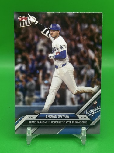 2024 Topps Now Shohei Ohtani #584 1st Dodgers Player 40/40 Club
