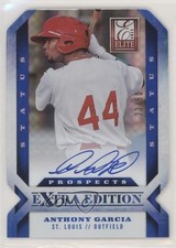 2013 Panini Elite Extra Edition 23/50 Anthony Garcia #181 Auto 0q3