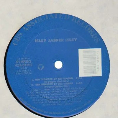 Isley Jasper Isley 8th Wonder Of The World Vinyl Single 12inch CBS Associated