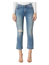 HUDSON Jeans Holly High-Rise Cropped Bootcut Jeans in Planetoid Planetoid 28 26